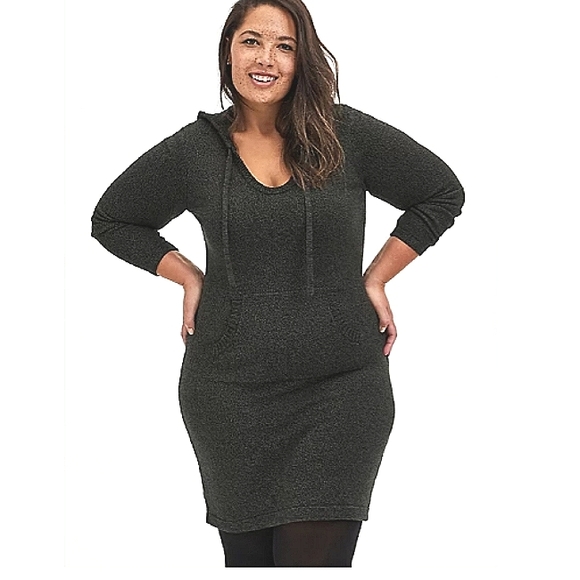 torrid | Dresses | Torrid Olive Green Hoodie Sweater Dress 3x Nwt | Poshmark